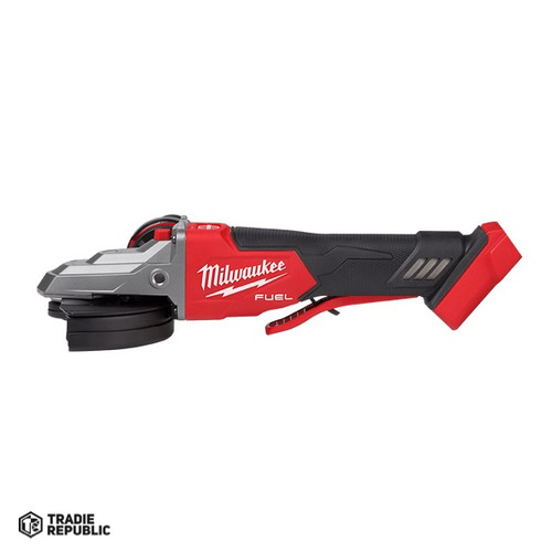 M18FAGF125XPDB-0 Milwaukee M18 FUEL 125mm (5) Flathead Braking Angle Grinder w/ Deadman Paddle Switch (Tool Only)